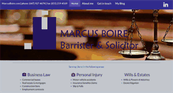 Desktop Screenshot of marcusboire.com